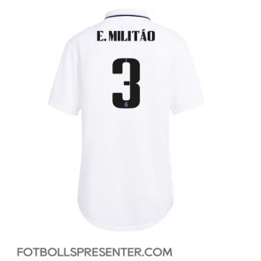 Real Madrid Eder Militao #3 Hemma Matchtröja Dam 2022-23 Kortärmad